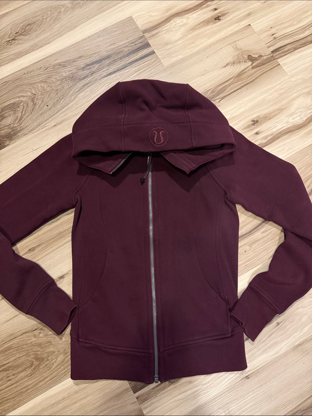 lululemon athletica Women's Zip-Up Hoodie in Deep Wine
